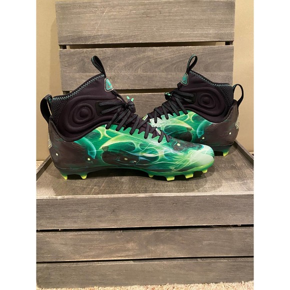 Under Armour Other - Under Armour UA Spotlight Lux MC 2.0 Football Cleats Sz 10.5 - Slime